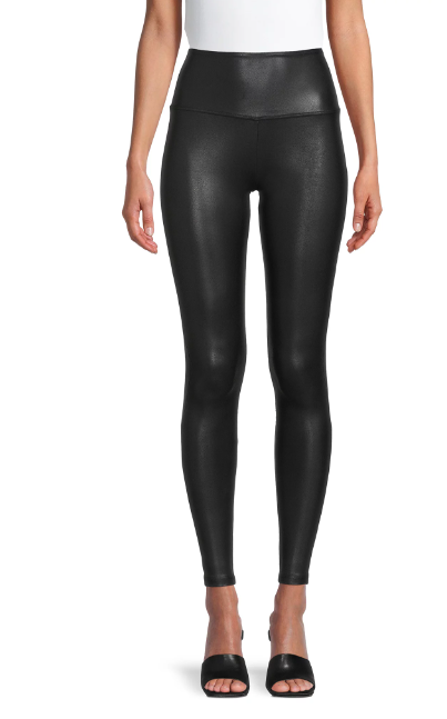 Schwarze Lederhose für Damen