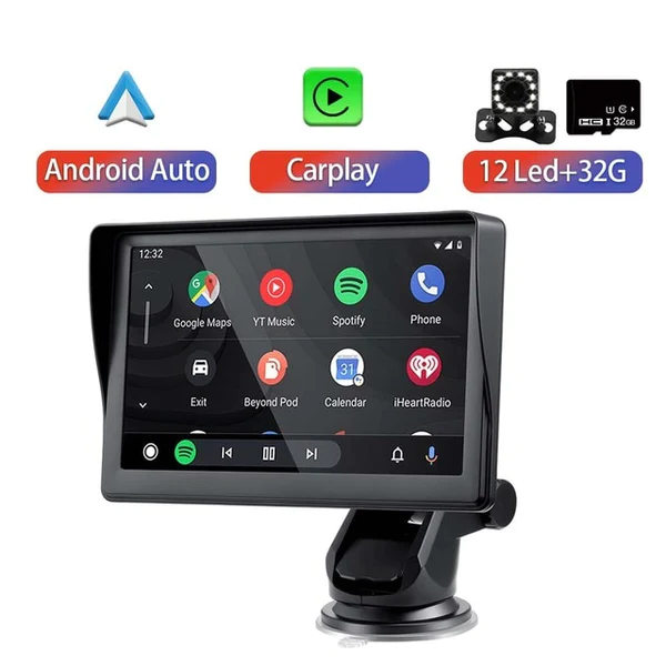 Autoradio-Navigation mit kabellosem Apple Carplay und Android Car 7-Zoll-Touchscreen