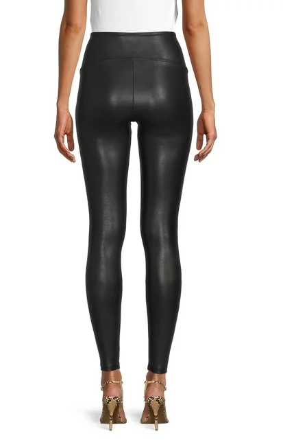 Schwarze Lederhose für Damen