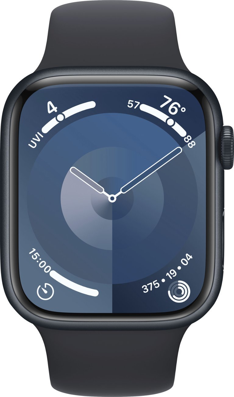 Apple Watch Series 9 GPS 45mm - Aluminiumgehäuse mit Sportarmband