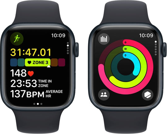 Apple Watch Series 9 GPS 45mm - Aluminiumgehäuse mit Sportarmband