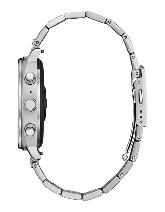 Unisex CZ Smart Edelstahl-Armband Uhr