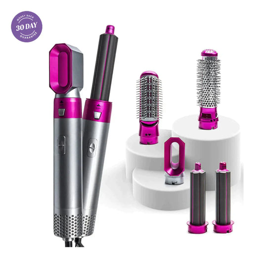 5-in-1 Hairstyler Pro: Multifunktionales Stylinggerät für Locken, Wellen und glattes Haar