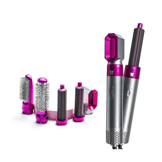 5-in-1 Hairstyler Pro: Multifunktionales Stylinggerät für Locken, Wellen und glattes Haar